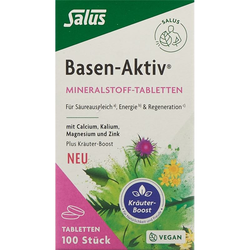 SALUS Basen-Aktiv Mineralst-Kräuter Tabl 100 Stk