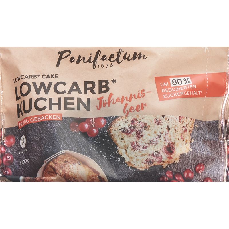 PANIFACTUM Lowcarb Johannisbeerkuch glutenfr 100 g