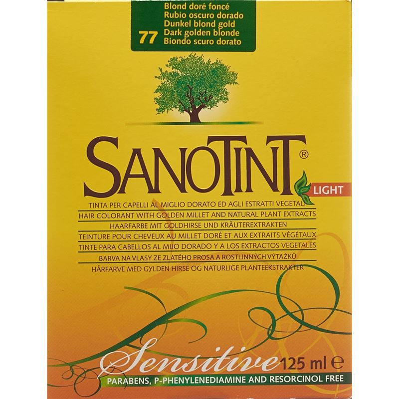 SANOTINT Sensitive Haarfarbe 77 dunkelblond gold