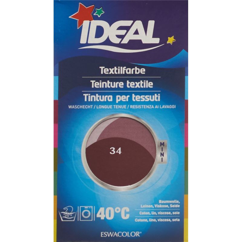 IDEAL MINI Baumwolle Color No34 bordeaux