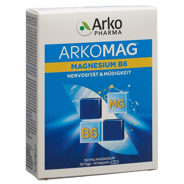 ARKOMAG Magnesium Vitamin B6 Kaps 60 Stk