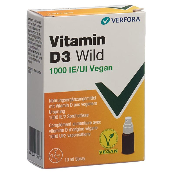 VITAMIN D3 WILD Spray 1000 IE vegan 10 ml