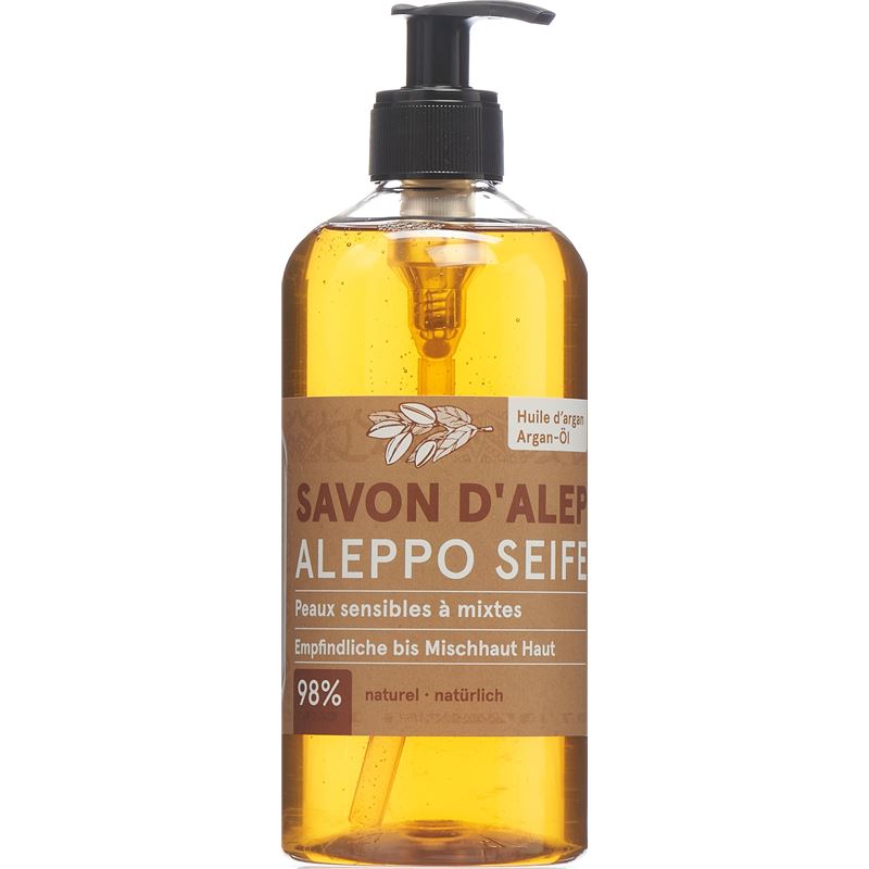 BIONATURIS ALEPPO Seife mit Arganöl 500 ml