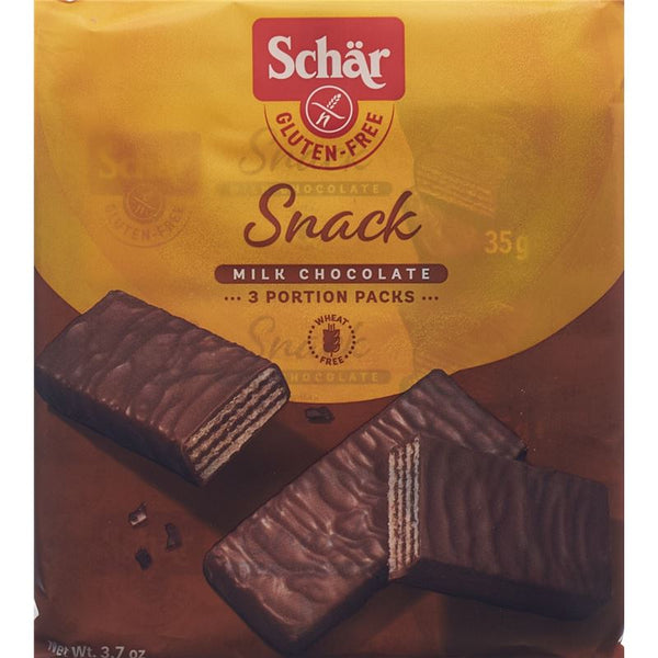 SCHÄR Snack mit Schokolade glutenfrei 3 x 35 g