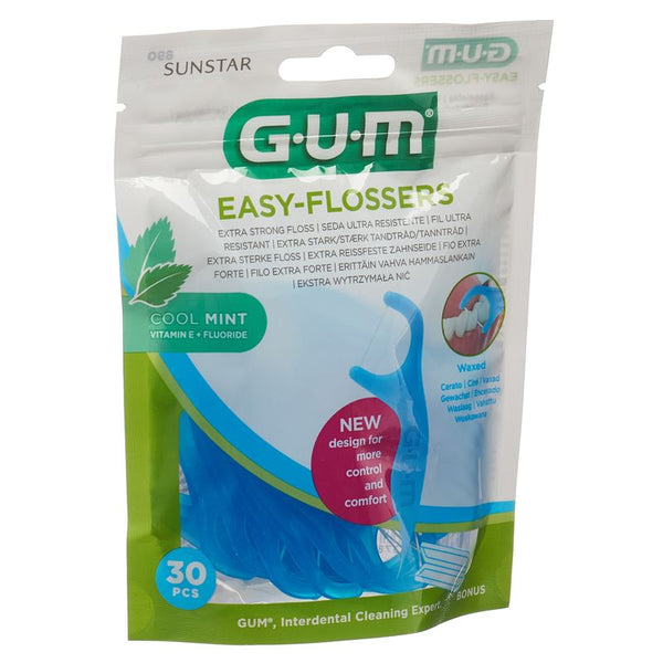 GUM Easy-Flossers Sticks Cool Mint 30 Stk