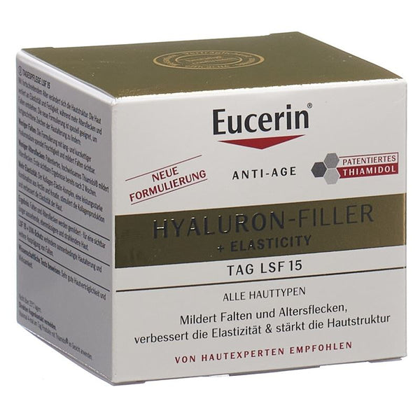 EUCERIN Hyal-Fill+Elast Tagespfl LSF15 Topf 50 ml