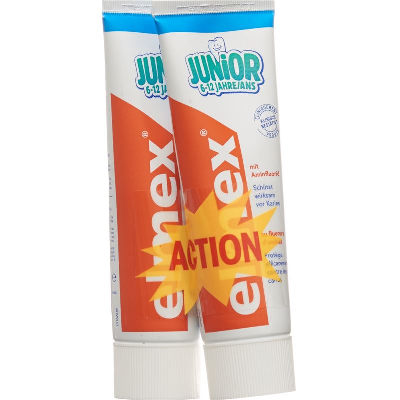 ELMEX JUNIOR Zahnpasta Duo 2 x 75 ml