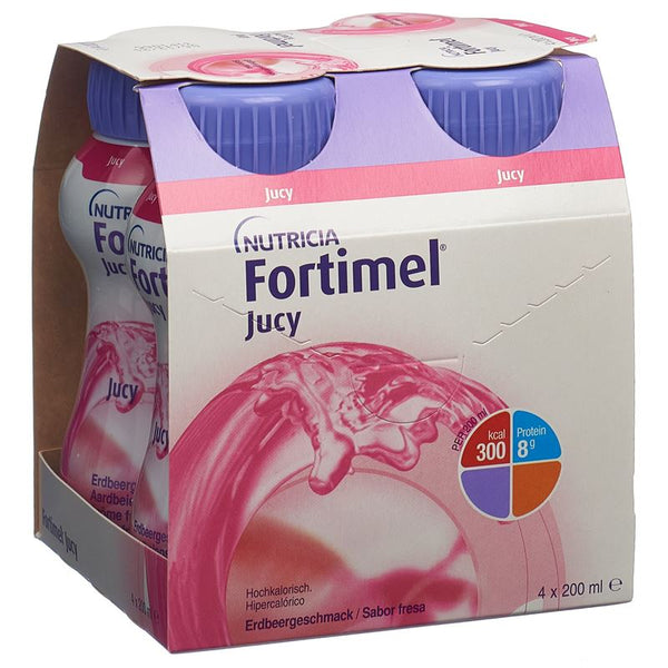 FORTIMEL Jucy Erdbeere 4 Fl 200 ml