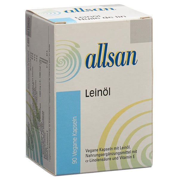 ALLSAN Leinöl pflanzlich Weichkaps 90 Stk