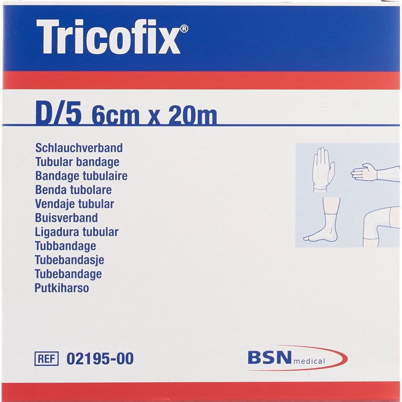 TRICOFIX Schlauchverband GrD 5-6cm/20m