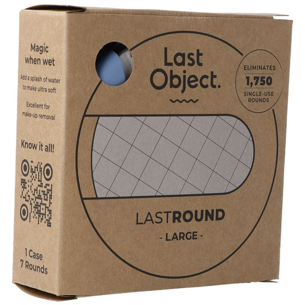 LASTROUND Wiederverwendbare Wattepads breit blau