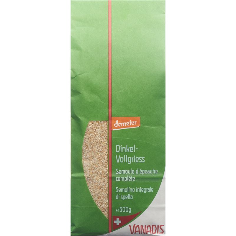 VANADIS Dinkel Vollgriess 500 g