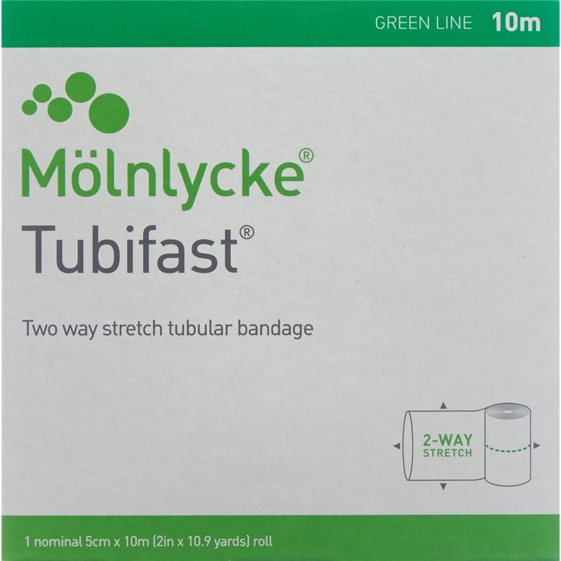 TUBIFAST Schlauchbandage 5cmx10m grün