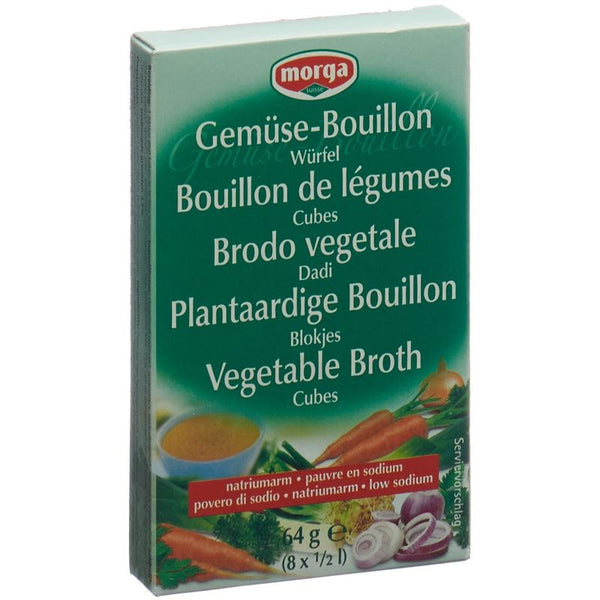 MORGA Gemüse Bouillon Würfel nat-arm 8 Stk
