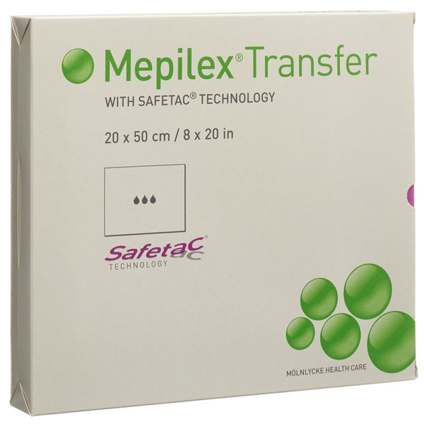 MEPILEX Transfer Safetac Wundauf 20x50cm Sil 4 Stk