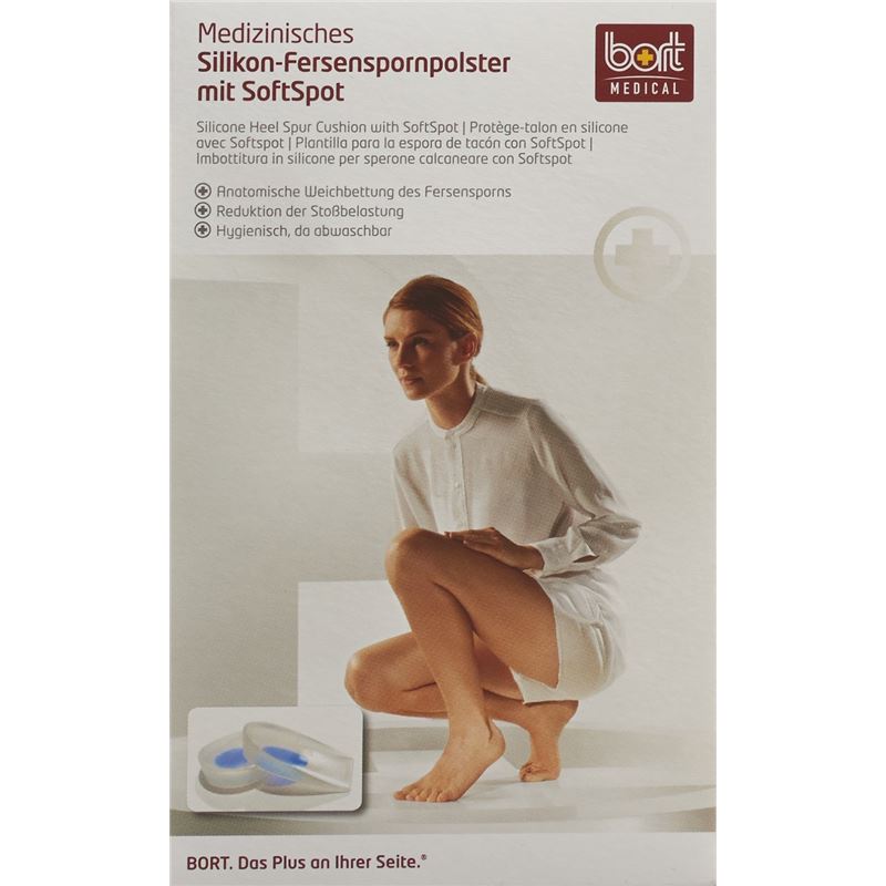 BORT Silikon-Fersenspornpols S-38 SoftSpot 1 Paar