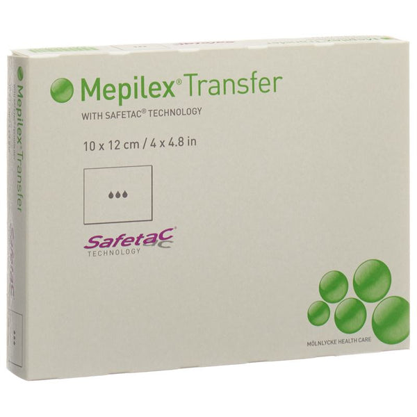 MEPILEX Transfer Safetac Wundauf 10x12cm Sil 5 Stk