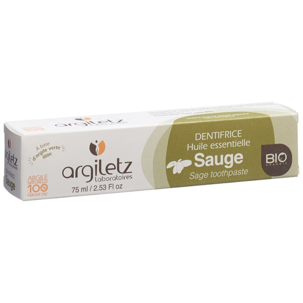 ARGILETZ Zahnpasta Salbei Bio 75 ml