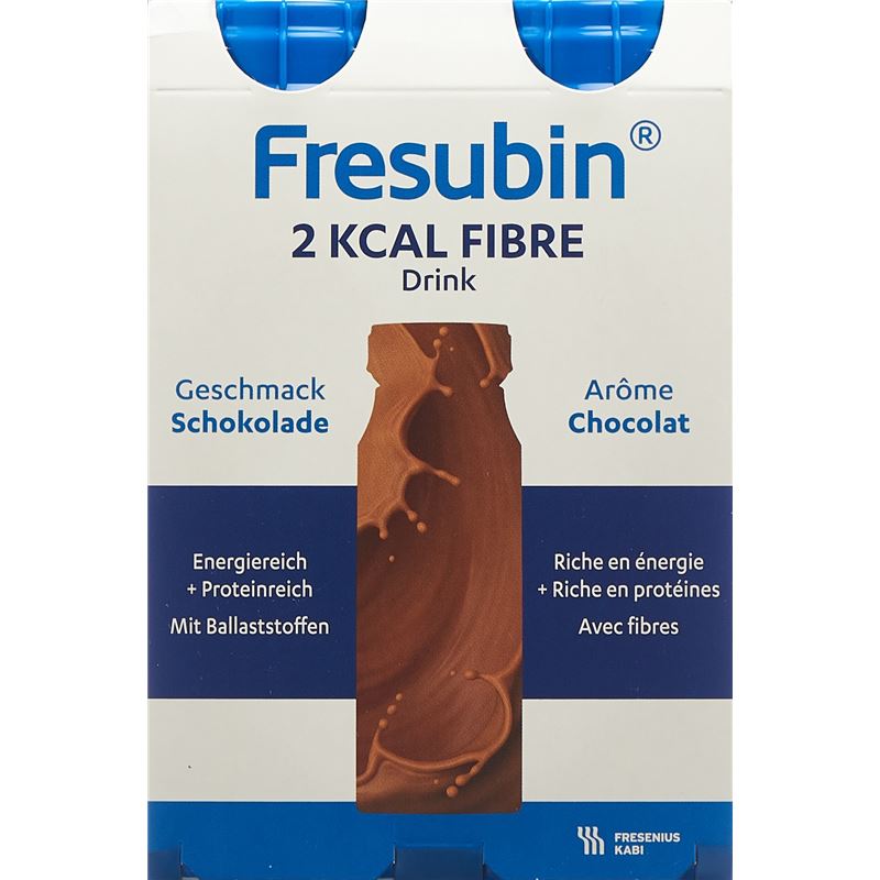 FRESUBIN 2 kcal Fibre DRINK Schoko 4 x 200 ml