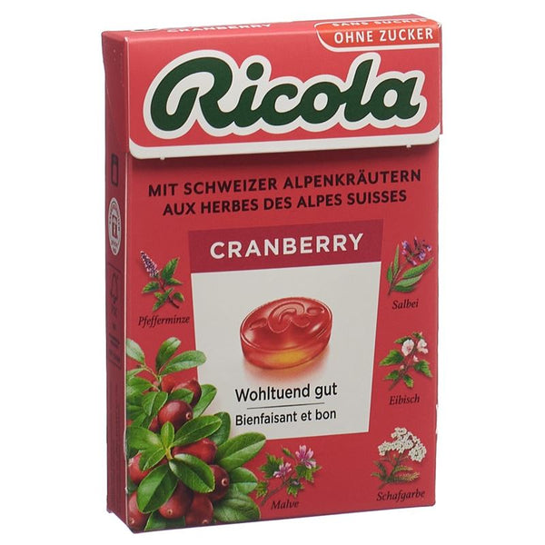 RICOLA Cranberry Bonbons oZ m Stevia Box 50 g
