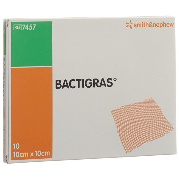 BACTIGRAS Gazeverband 10cmx10cm 10 Btl