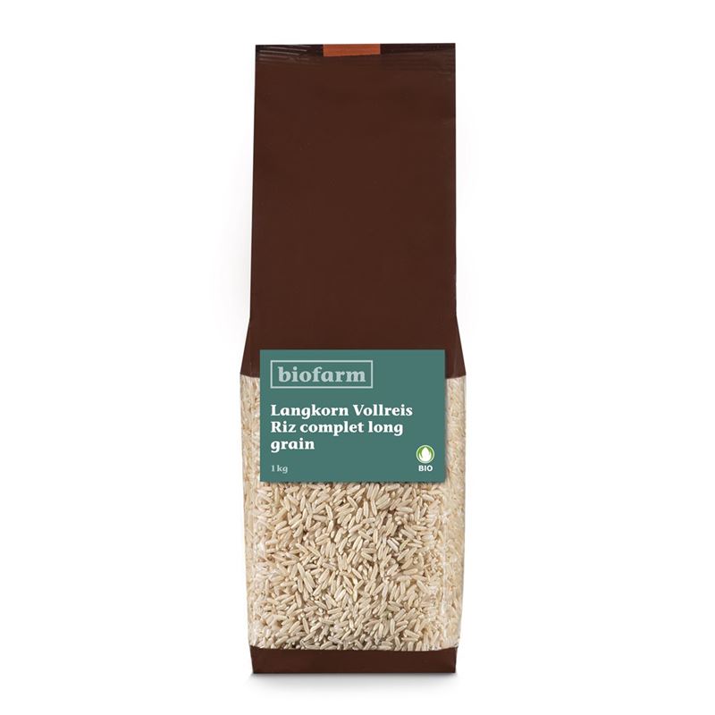 BIOFARM Reis Langkorn Knospe Btl 1 kg