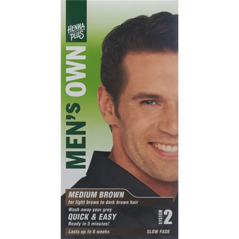 HENNA PLUS Mens Own Syst2 mittel-braun