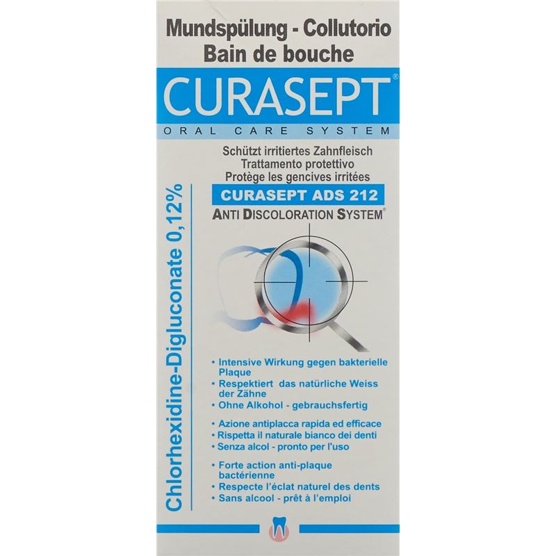 CURASEPT ADS 212 Mouthwash 0.12 % Fl 200 ml