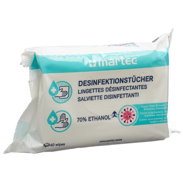 MARTEC Desinfektionstücher Btl 40 Stk