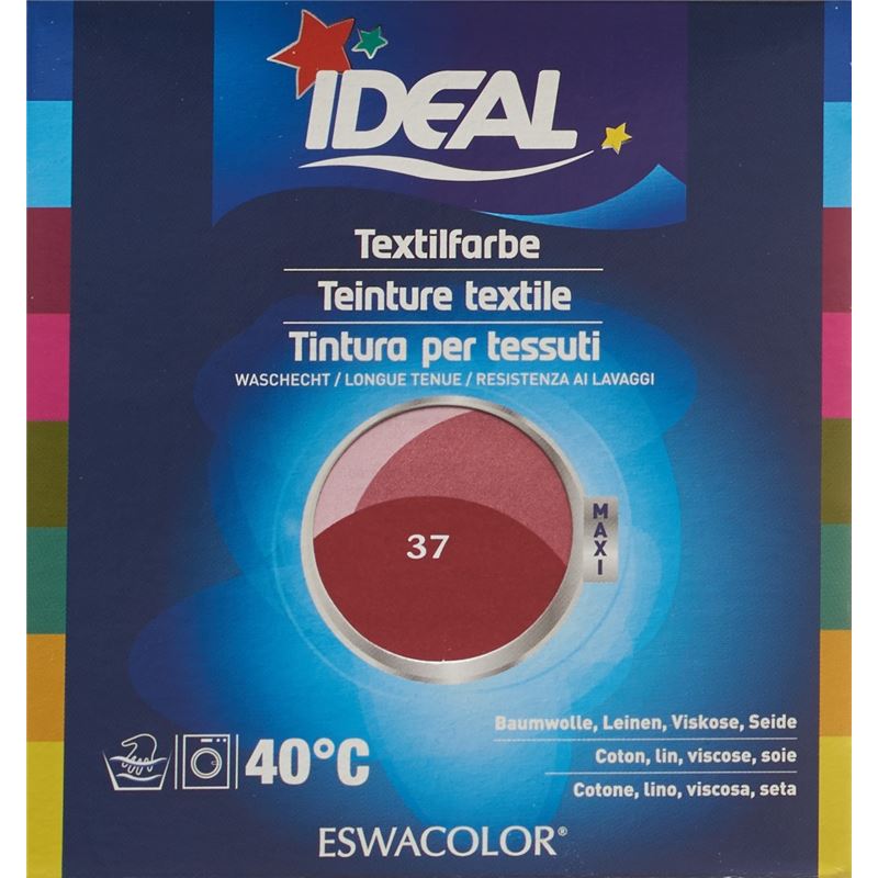 IDEAL MAXI Baumwolle Color No37 hermesrot