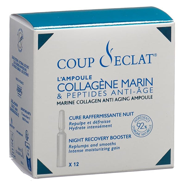 COUP D ECLAT Die Ampulle Meereskollagen 12 x 1 ml