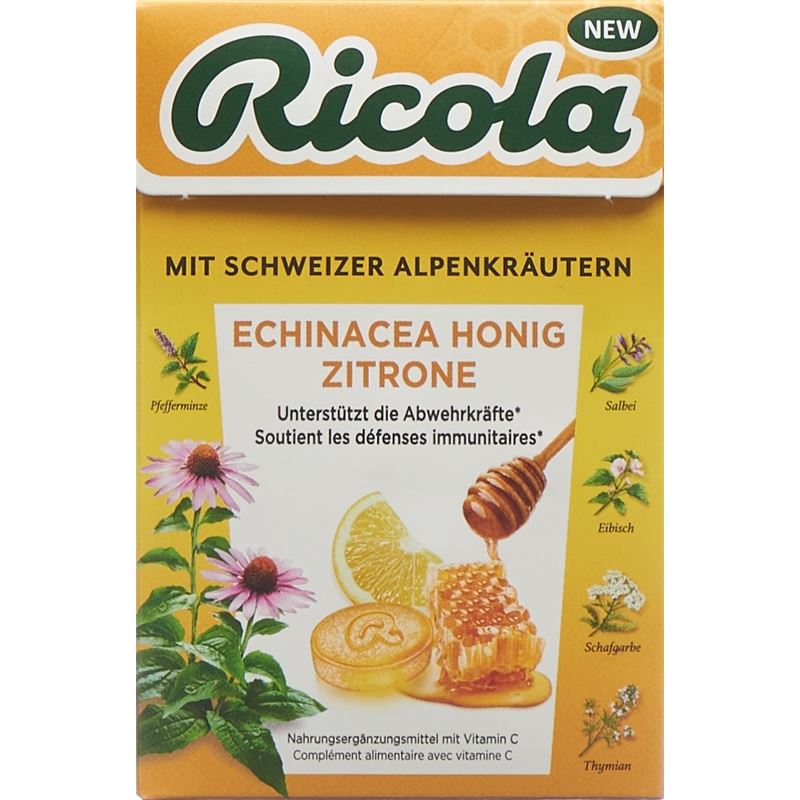 RICOLA Bonbons Echinacea Honig Zitr mZ Box 50 g
