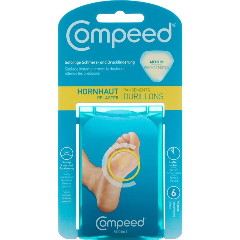 COMPEED Hornhautpflaster M 6 Stk