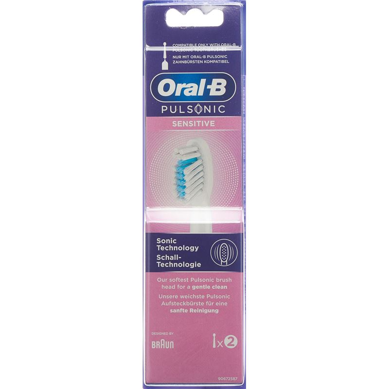 ORAL-B Aufsteckbürsten Pulsonic Sensitiv 2 Stk