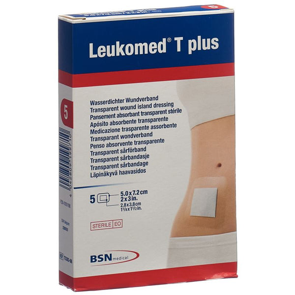 LEUKOMED T plus trans Verb 7.2x5cm 5 Stk