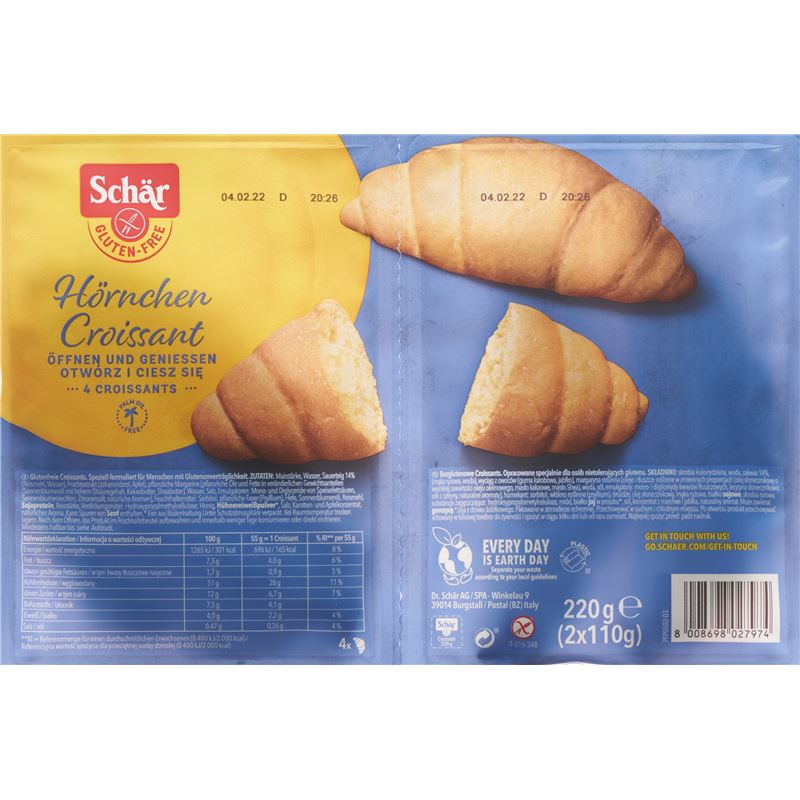 SCHÄR Croissant glutenfrei 220 g