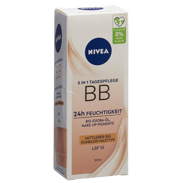 NIVEA 5in1 Tagespflege BB mittel LSF15 Tb 50 ml