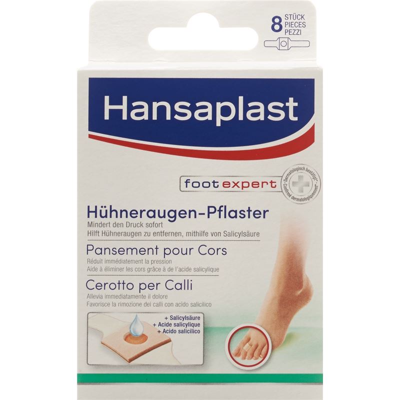HANSAPLAST Footcare Hühneraugenpflaster 8 Stk