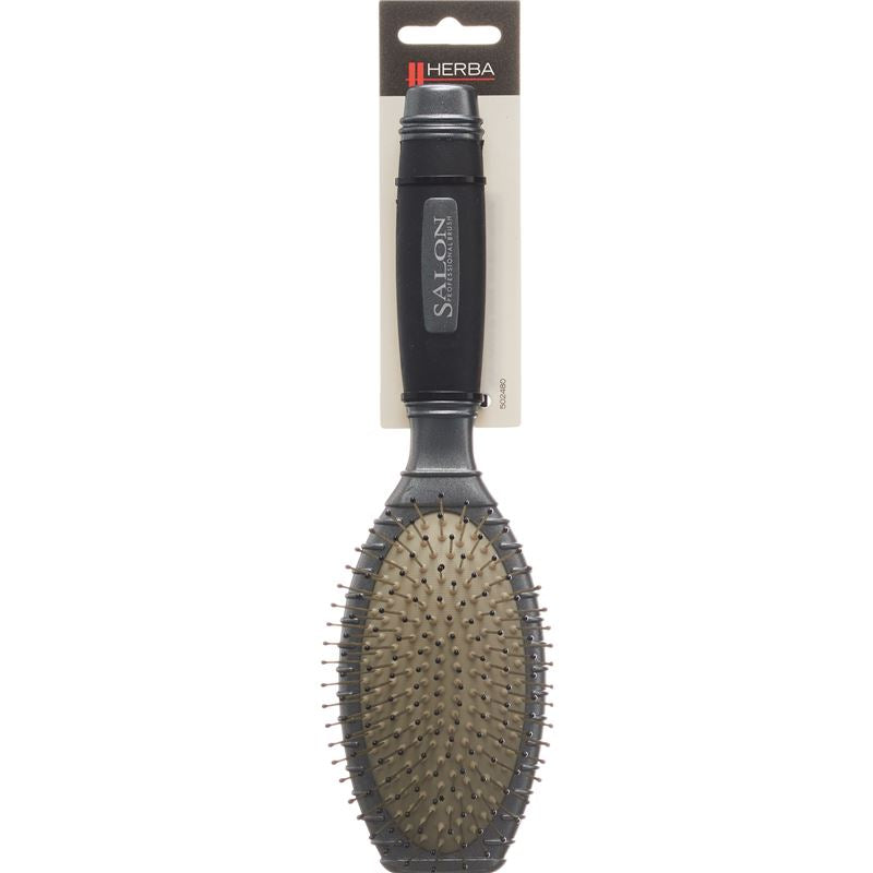 HERBA Haarbürste Metallst Pneu oval 11-rei
