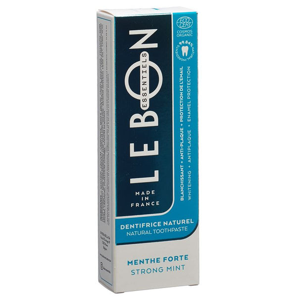 LEBON ESSENTIELS Zahnpasta starke Minze Bio 80 ml