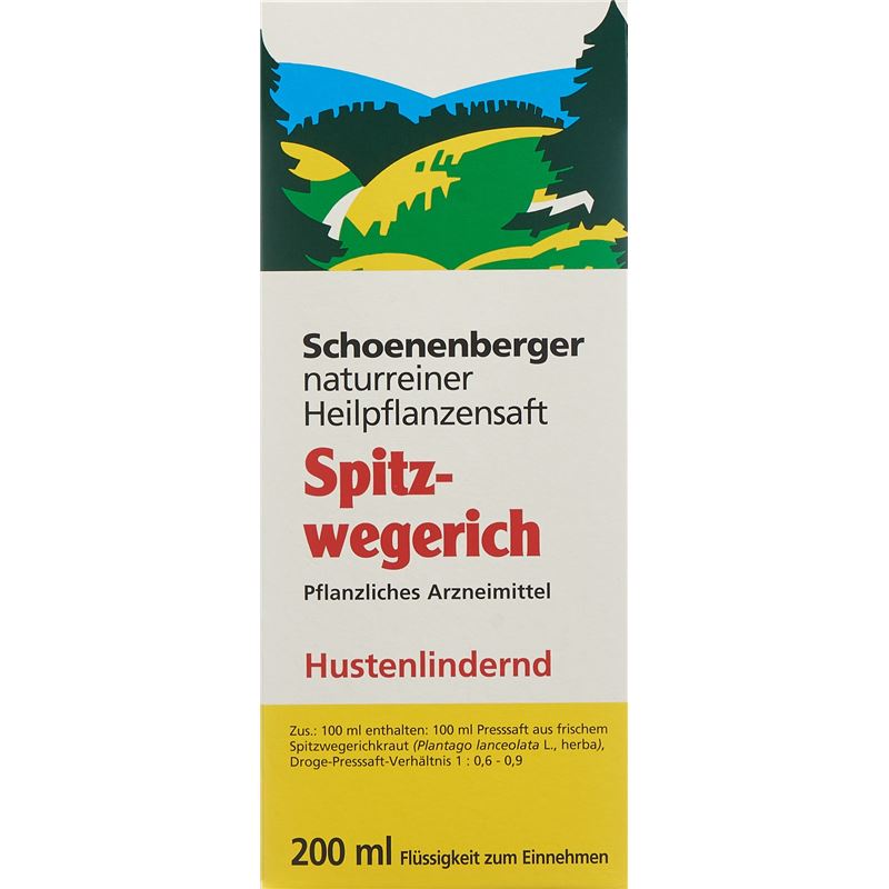 SCHOENENBERGER Spitzwegeri Heilpflanzensaft 200 ml