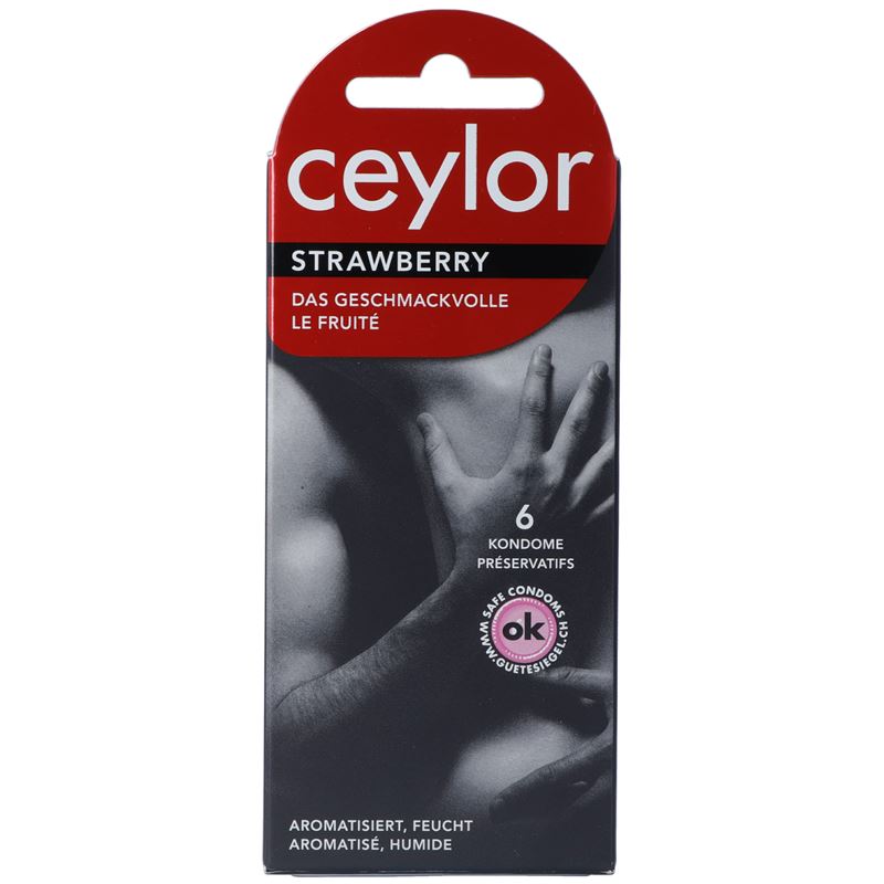 CEYLOR Strawberry Präservativ 6 Stk