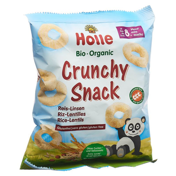HOLLE Bio-Crunchy Snack Reis Linsen 25 g