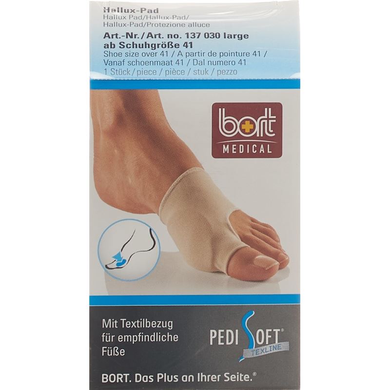 BORT PEDISOFT Texline Hallux Pad L