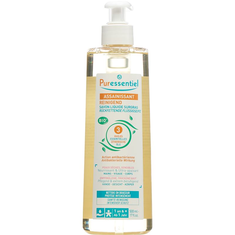 PURESSENTIEL Rückfettende Flüssigseife Nach 500 ml