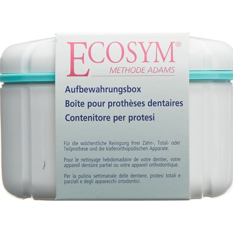 ECOSYM Aufbewahrungsbox für die Zahnprothese