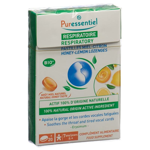 PURESSENTIEL Lutschtabl Atemwege Honig Zitr 20 Stk