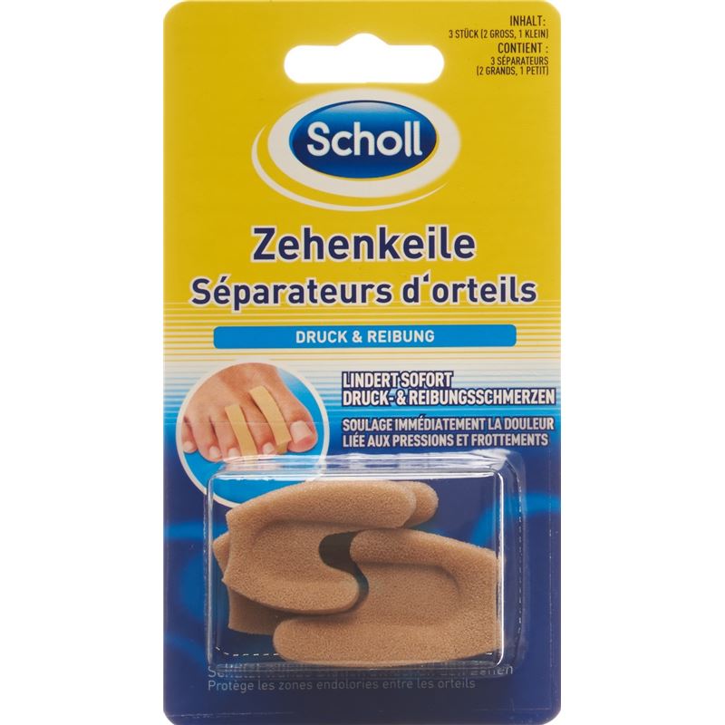 SCHOLL Zehenkeile 1 klein/2 gross