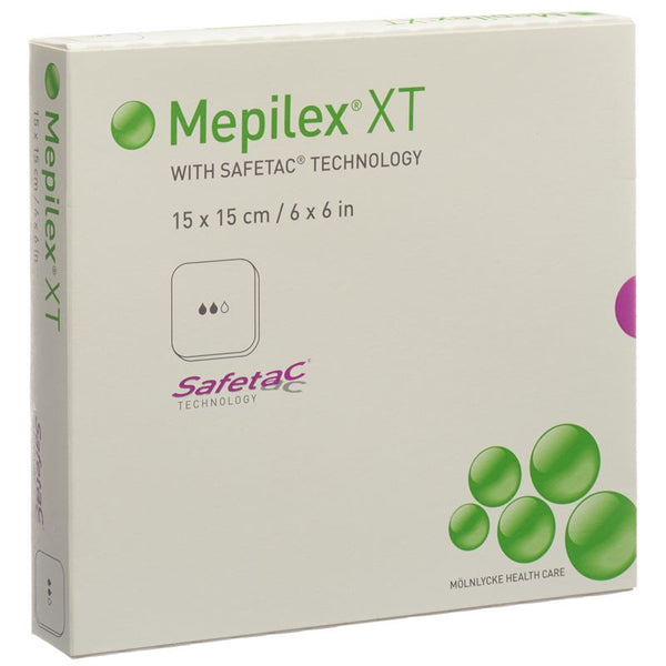MEPILEX Safetac XT 15x15cm steril 5 Stk