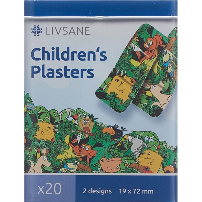 LIVSANE Kinderpflaster Jungle Anim 20 Stk